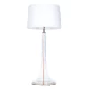 Lampa stołowa Lozanna  - kolor biały, transparentny - L214018230