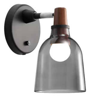 Kinkiet Karma - kolor transparentny, Szary - 78321047