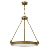 Lampa wisząca Collier  - kolor biały, mosiądz, złoty - HK/COLLIER/P