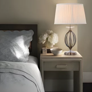 Lampa stołowa Grace  - AG/TL POL NICKEL