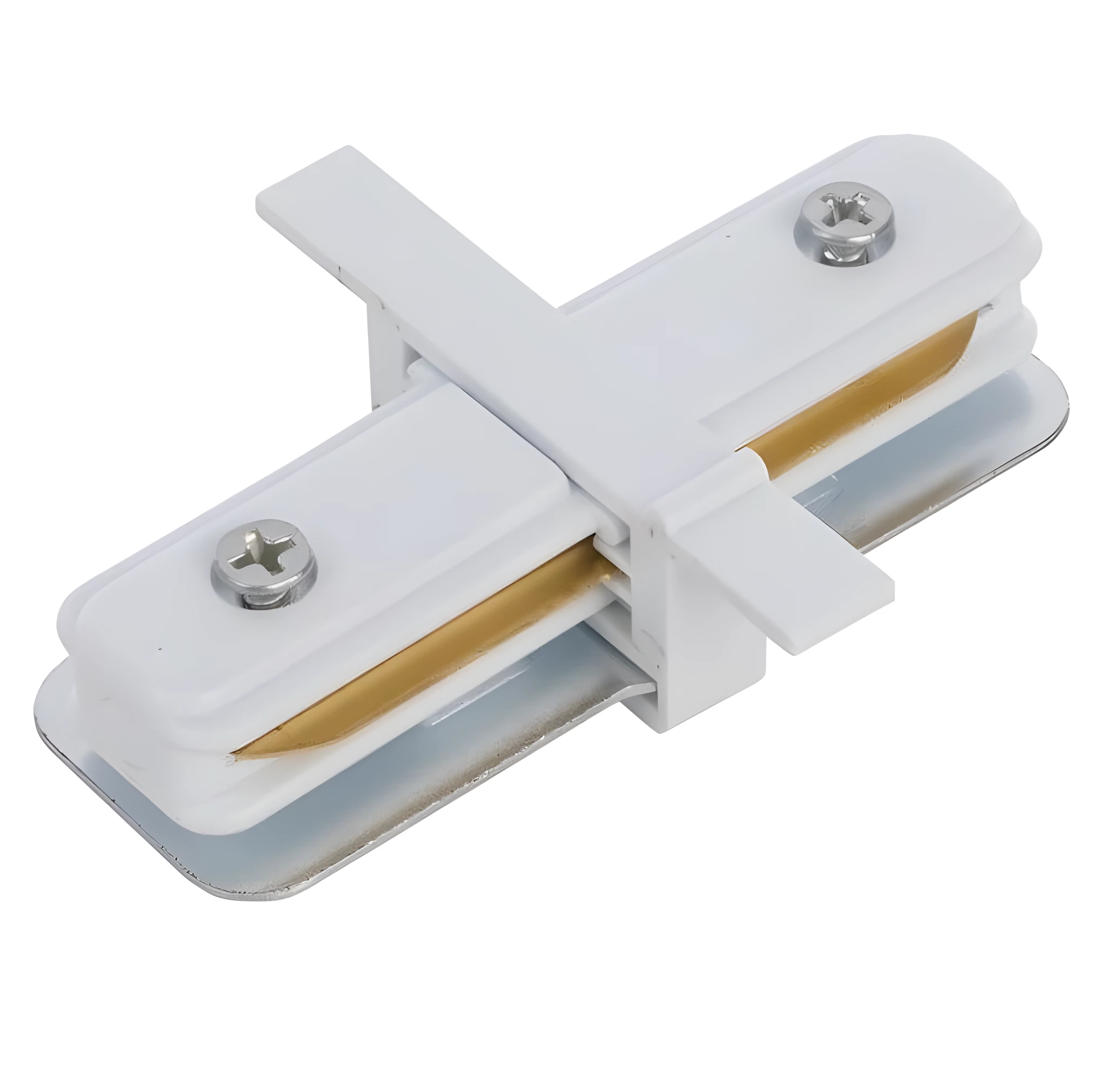 Wpuszczany łącznik prosty Profile - biały