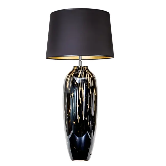 Lampa stołowa Granda - kolor złoty, Czarny - L208162240