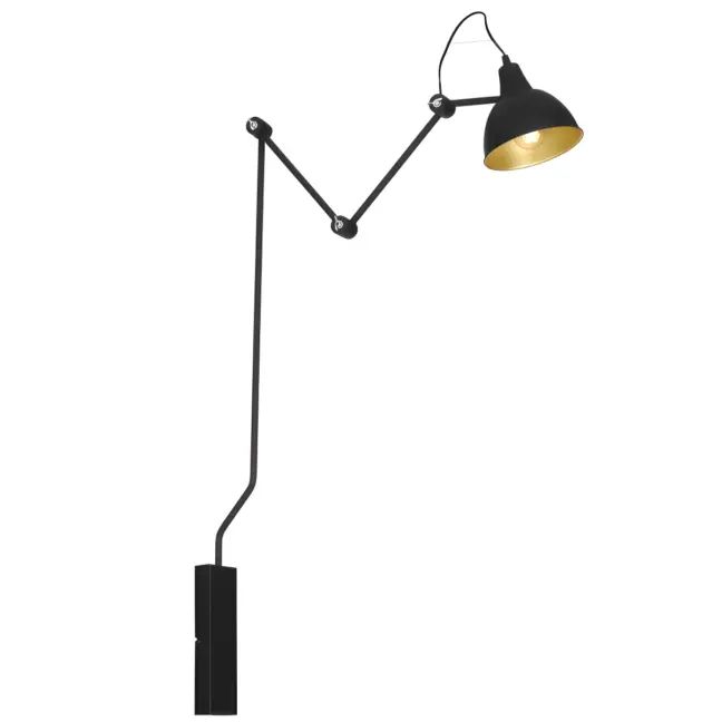 Wysoki kinkiet Bibi - składana lampa na ścianę