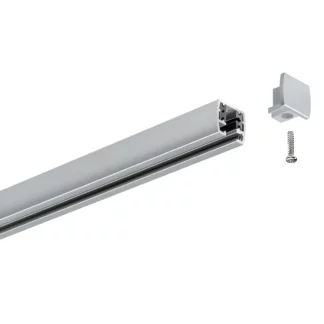 Zaślepka URail - end cap, chrom, mat, system szynowy