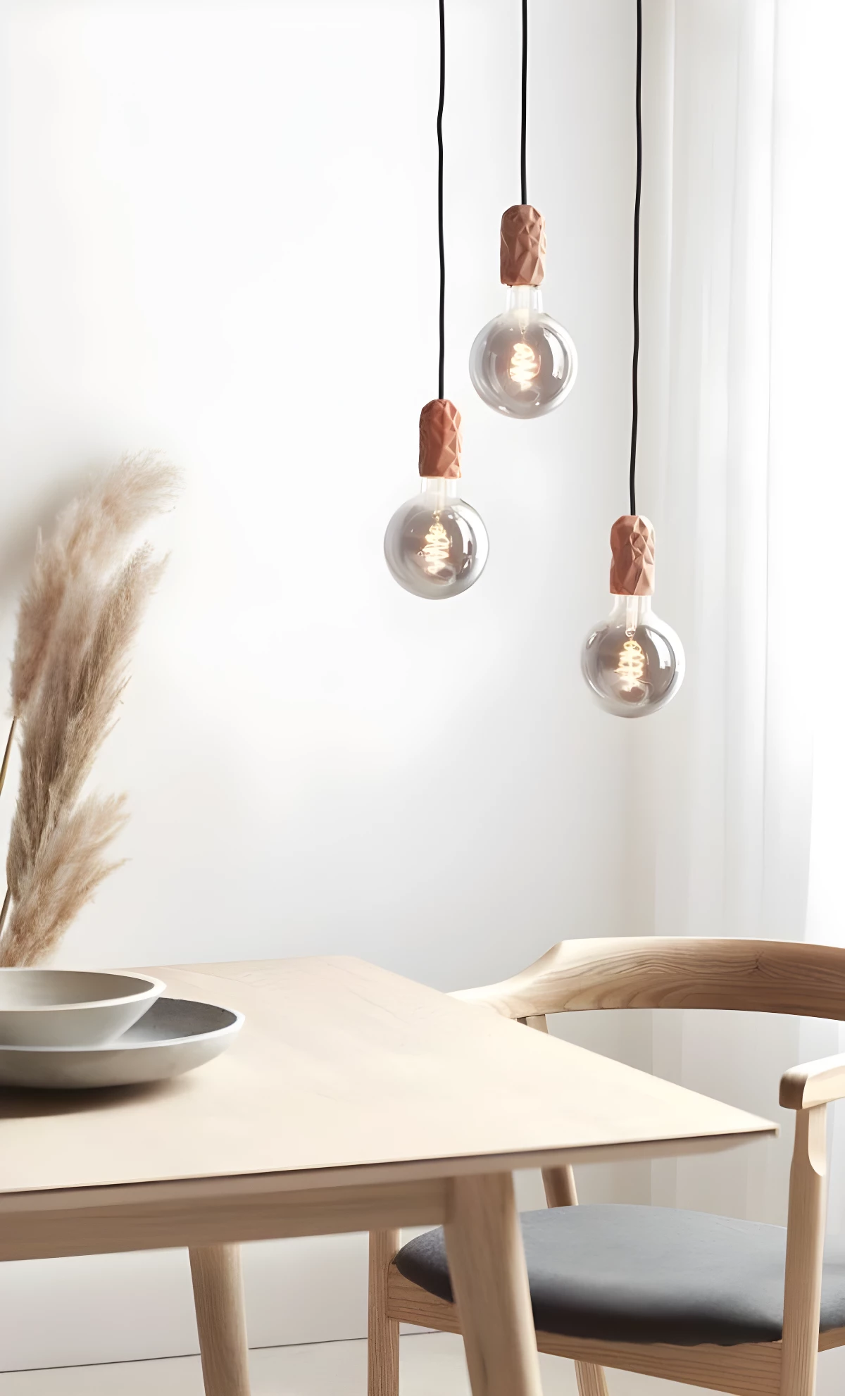 Zawieszenie Hang nad drewniany stół w jadalni