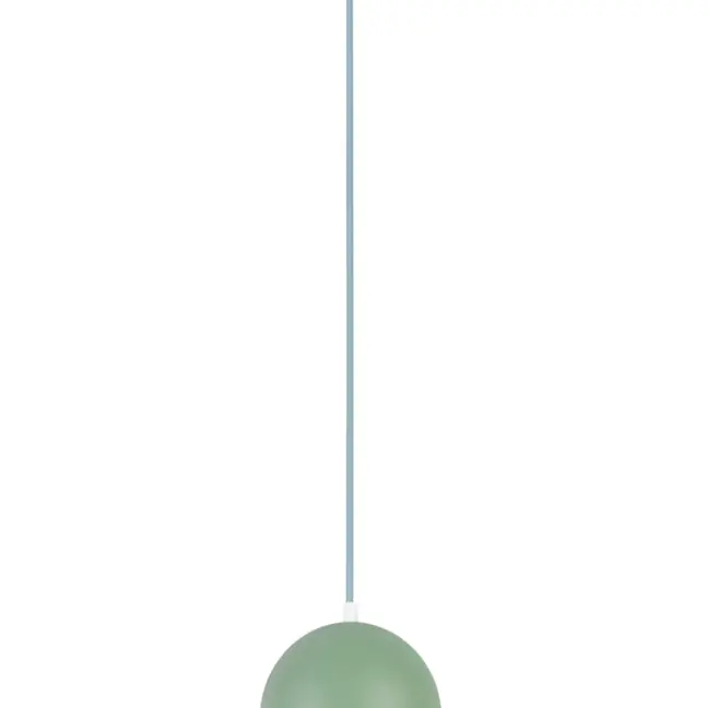 Zielona lampa wisząca Oss - z podłużnym kloszem
