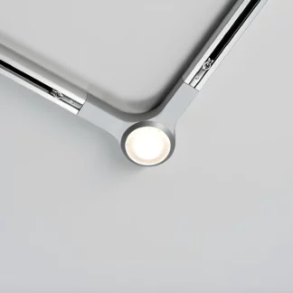 Złączka URail - L-connector, srebrna, system szynowy