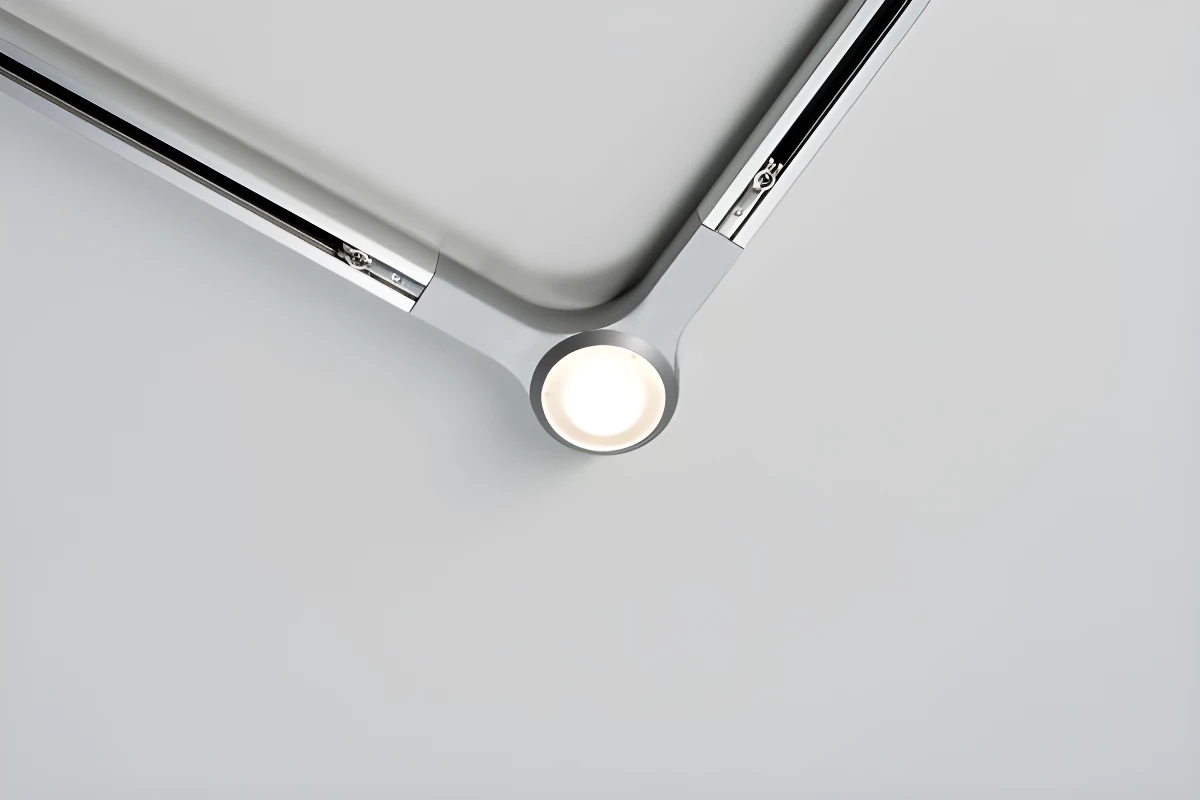 Złączka URail - L-connector, srebrna, system szynowy