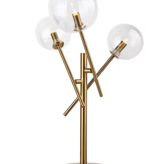 Lampa stołowa Lollipop - 3 kule ze szkła do salonu