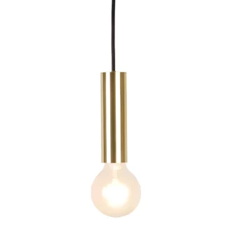 Pojedyncza złota lampa wisząca rurka Dallas - do kuchni