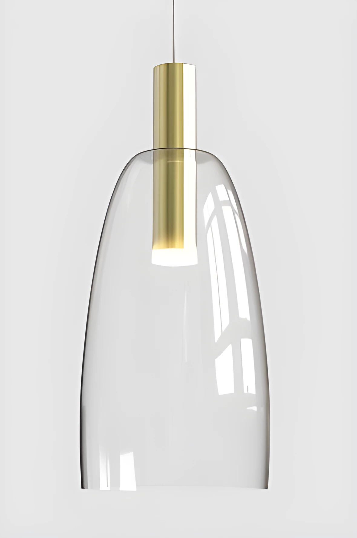 Lampa wisząca Modena LED - złota do salonu i kuchni