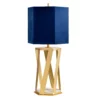 Lampa stołowa Apollo - kolor złoty, Niebieski - APOLLO/TL