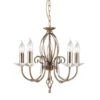Żyrandol Grace  - AG5 AGED BRASS
