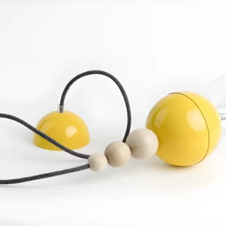 Lampa żarówkowa Loft Bala z ozdobnymi kulkami dla dziecka