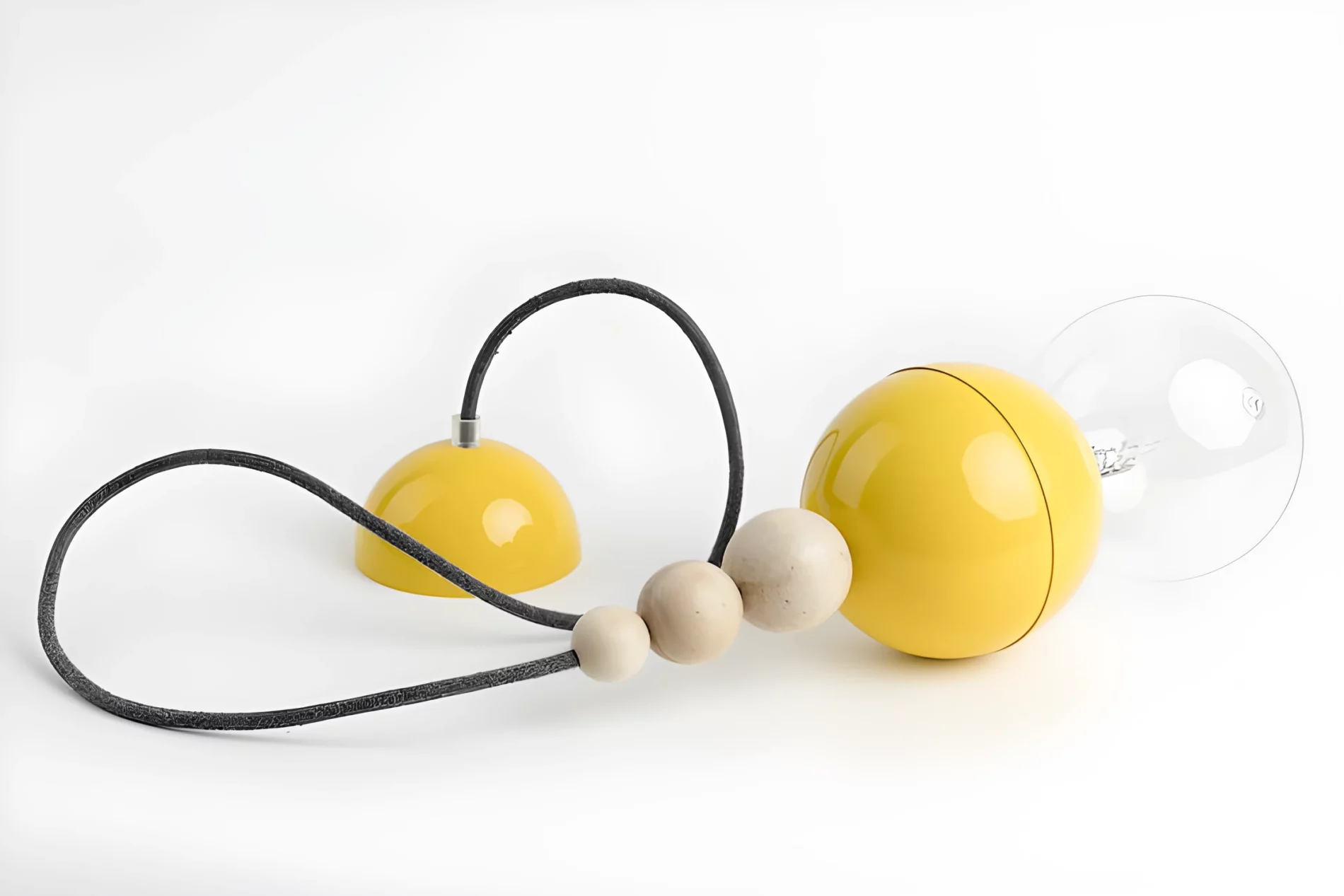 Lampa żarówkowa Loft Bala z ozdobnymi kulkami dla dziecka