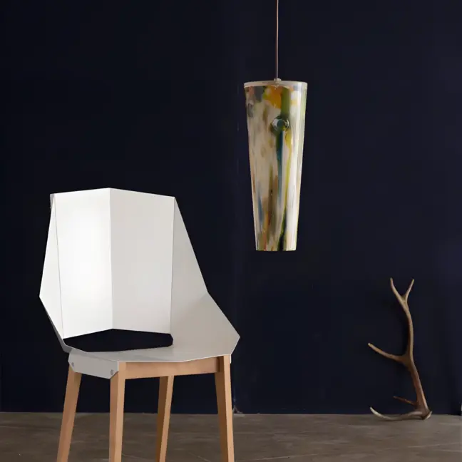Lampa wisząca Cętki - kolor żółty, Niebieski, Zielony - LGH0573