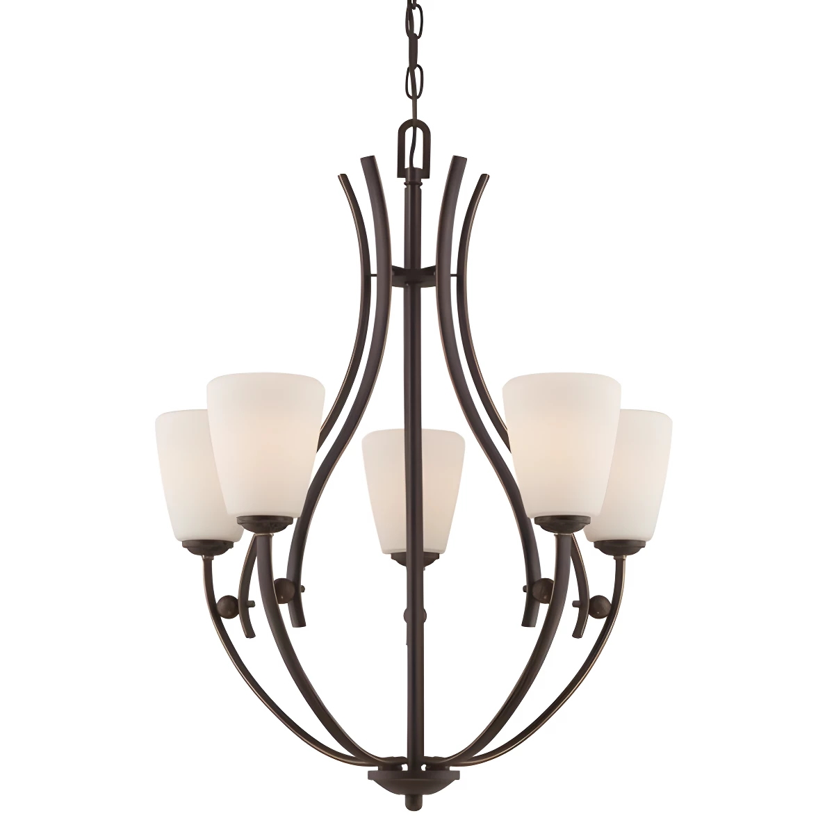 Żyrandol Chantilly - kolor brązowy - QZ/CHANTILLY5