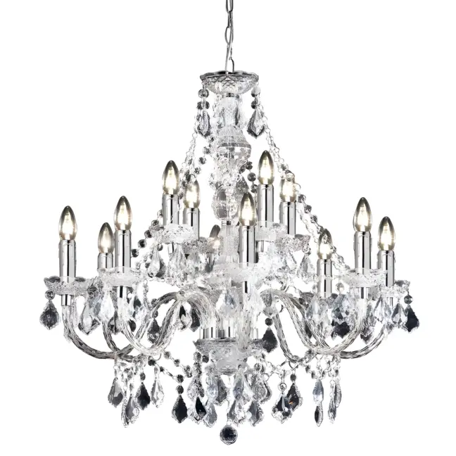 Żyrandol Clarence - 308-8-4CL