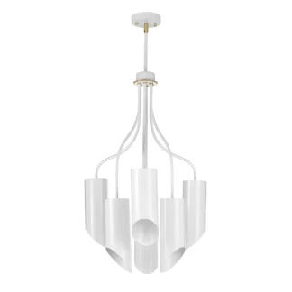 Żyrandol Quinto - kolor biały - QUINTO6 WAB