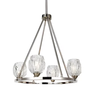 Żyrandol Rubin - kolor srebrny - FE/RUBIN4