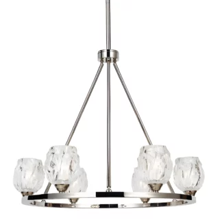 Żyrandol Rubin - kolor srebrny - FE/RUBIN6