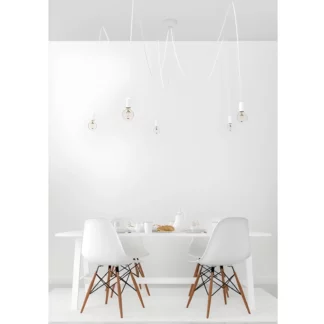 Żyrandol Spider - kolor biały - 9744