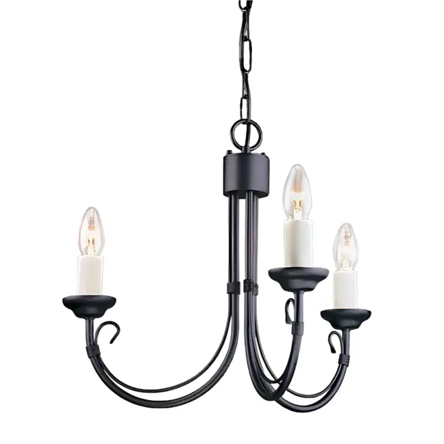Żyrandol Chartwell - kolor Czarny - CH3 BLACK