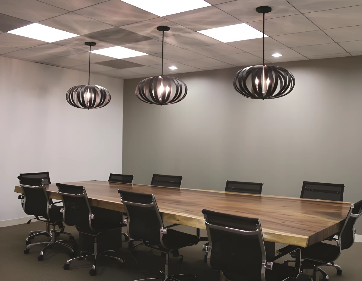 Żyrandol Woodstock - kolor Czarny - FE/WOODSTOCK/P/L