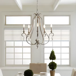 Żyrandol DeWitt - kolor srebrny - FE/DEWITT5