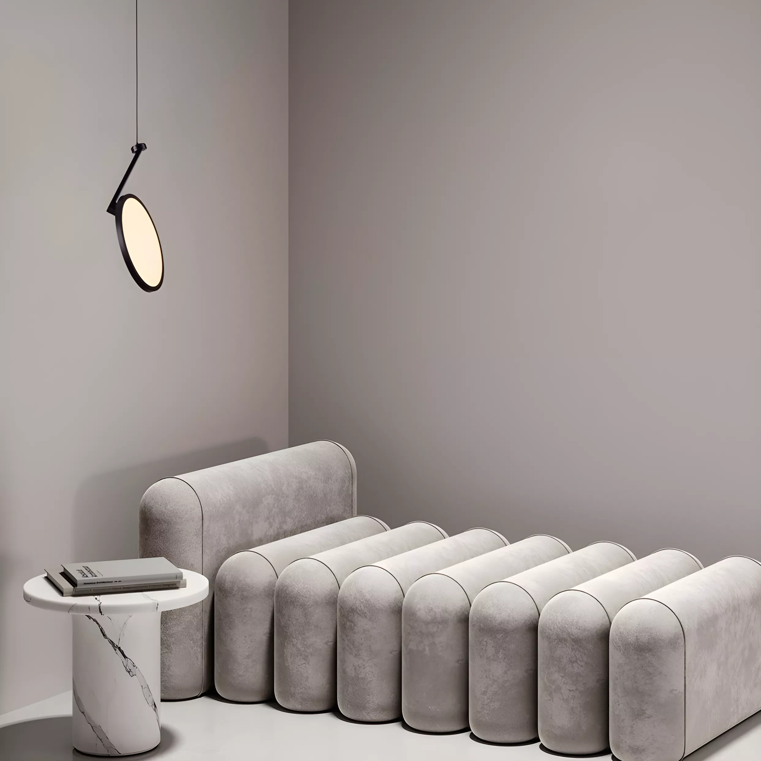 Czarna lampa wisząca Eclipto LED 14W z regulacją wysokości