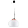 Lampa wisząca Boom 35 cm biało-miedziana LED 12W