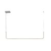 Lampa wisząca Minima LED 120 cm szara – nowoczesna podłużna forma