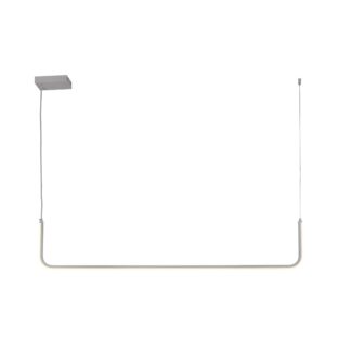 Lampa wisząca Minima LED 120 cm szara – nowoczesna podłużna forma
