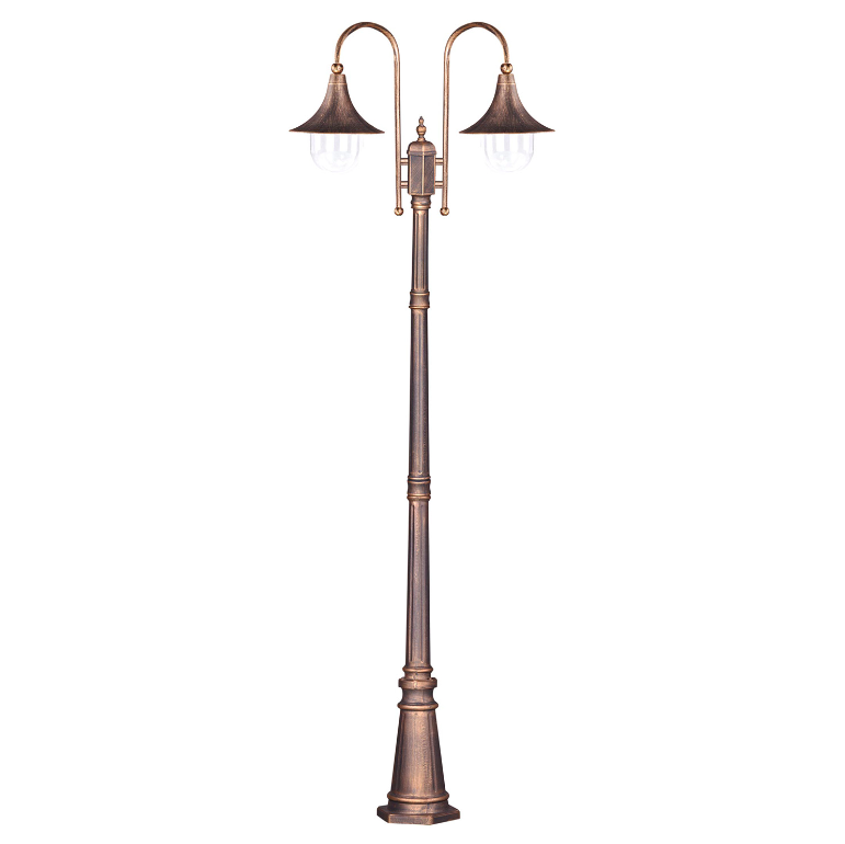 Latarnia ogrodowa Boston 237 cm miedziana IP44 E27