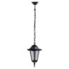Lampa wisząca ogrodowa czarna Standard IP44 E27