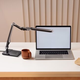 Lampka biurkowa LED Mica czarna z regulacją barwy światła