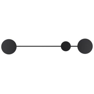 Kinkiet LED Clex 86 cm czarny – nowoczesny geometryczny design