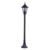 Latarnia ogrodowa czarna 105 cm IP44 E27 – styl klasyczny