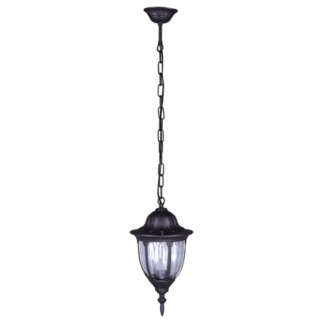 Lampa ogrodowa wisząca Vasco IP44 czarna E27