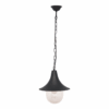 Lampa zewnętrzna wisząca Boston na łańcuchu IP44 czarna
