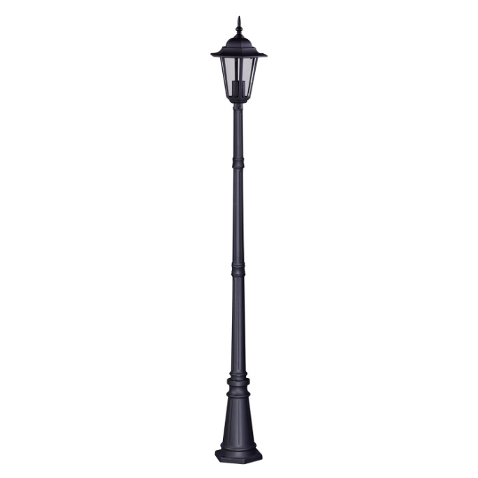 Lampa ogrodowa czarna 230 cm IP44 E27 – model Standard