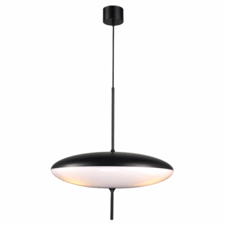 Lampa wisząca Piatto 50 czarno-biała LED E27 3x40W