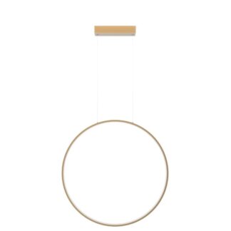 Lampa wisząca LED Mirror S złota z regulacją barwy IP44