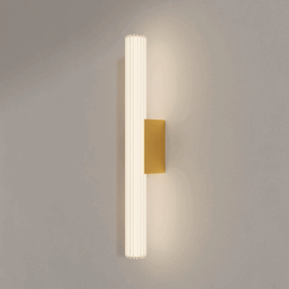 Linea złoty kinkiet LED z regulacją barwy światła IP44