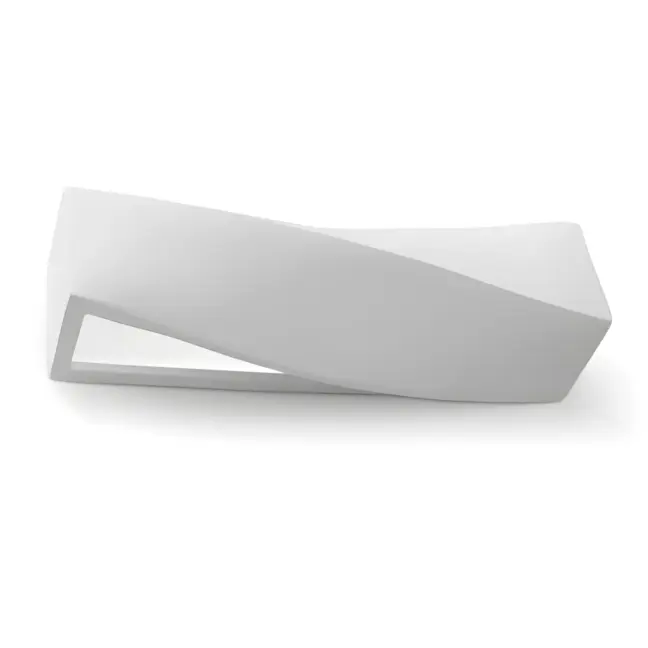 Ceramiczny kinkiet Sigma w kolorze białym