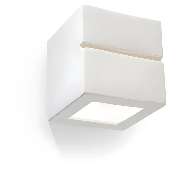 Nowoczesna ceramiczna lampa ścienna Leo Line