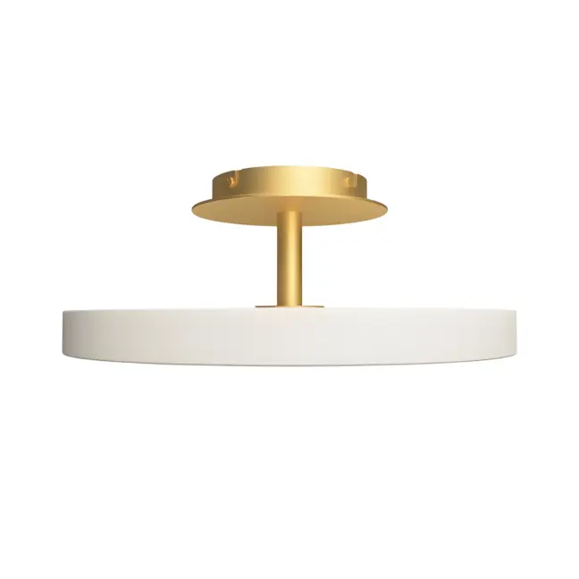 Lampa sufitowa LED Asteria Up M w kolorze perłowej bieli