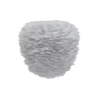 Wisząca lampa Eos Evia M z szarym kloszem