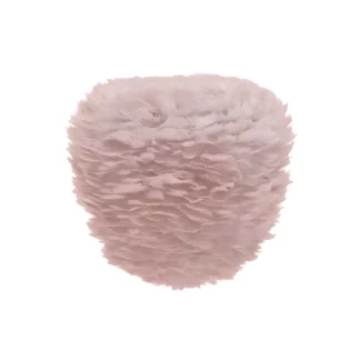 Stylowa lampa wisząca Eos Evia M w jasnoróżowym kolorze z naturalnych piór