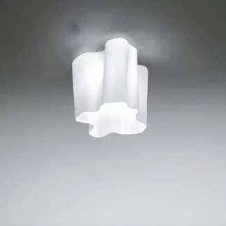 Stylowa lampa sufitowa Logico Signola Soffitto z eleganckim szklanym kloszem
